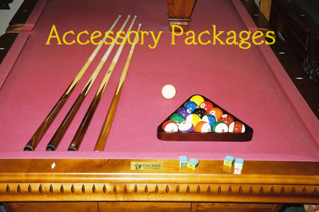 Pool Table Accessory Packages
